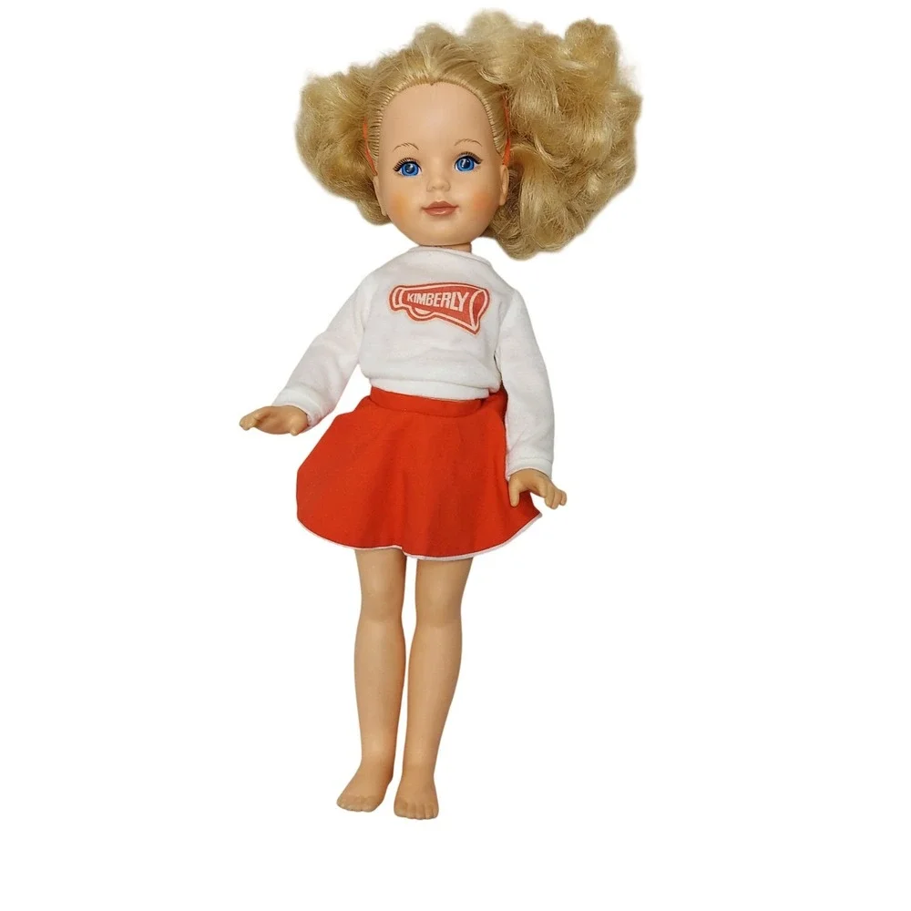Vintage TOMY Kimberly Doll‎ Cheerleader Blonde Blue Eyes 15
